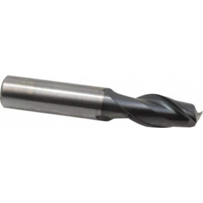 OSG 1/2, 1 LOC, 1/2 Shank Diam, 3 OAL, 2 Flute, Solid Carbide Square End Mill Single End, TiAlN Finish, Spiral Flute,...